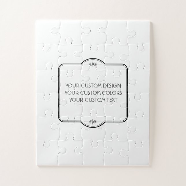 Puzzle BLANCO Su Diseño Aquí - (Vertical)