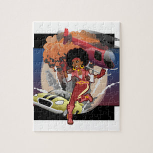 Puzzle blaxploitía afro spym