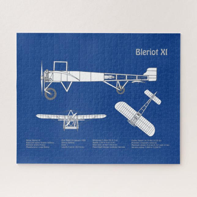 Puzzle Bleriot XI - Planes de Planes de Plano de Plano de (Horizontal)