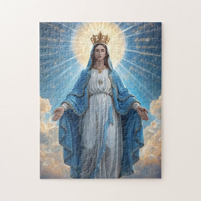 Puzzle Blessed VIrgin Mary Picture (Vertical)