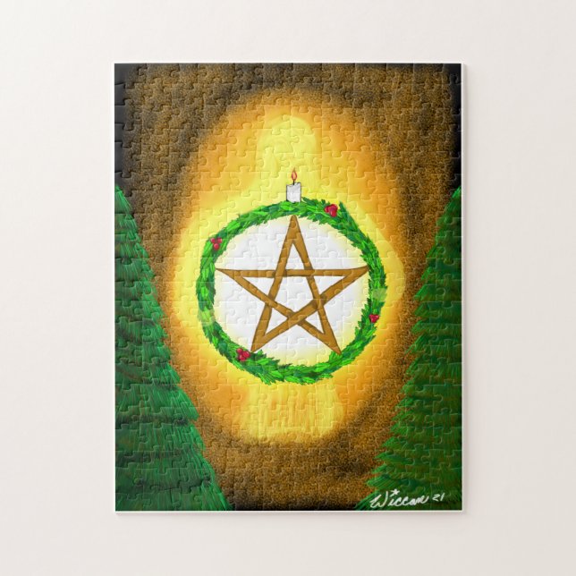 Puzzle Blessed Yule (Vertical)