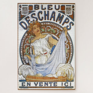 Puzzle Bleu Deschamps de Alphonse Mucha