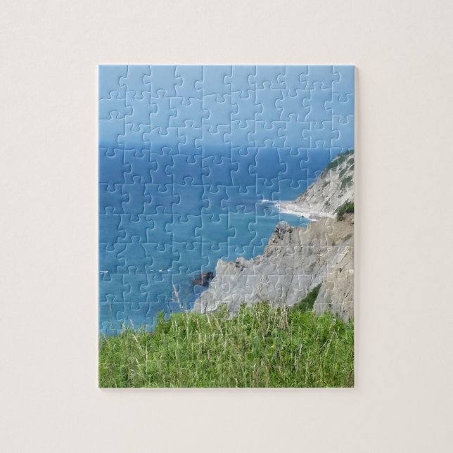 Puzzle Block Island Bluffs - Isla Block, Isla Rhode (Vertical)