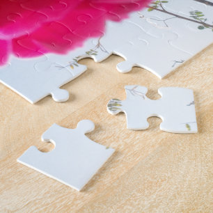 Puzzle Bloom celestial: Un Rosa contra el cielo