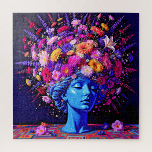Puzzle "Bloom de la eternidad" - Un retrato surrealista c