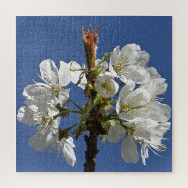 Puzzle Bloom de Primavera Blanca (Vertical)