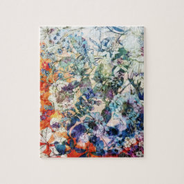 Puzzle Bloom Floral Botánica de Primavera Salvaje Vintage