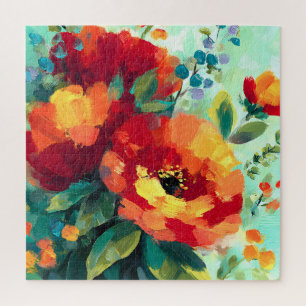 Puzzle Bloom Vibrant Floral Garden