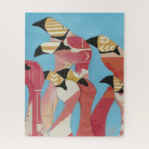 Puzzle Bloque de flamencos