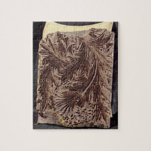 Puzzle Bloque de impresión del diseño del tulipán, 187