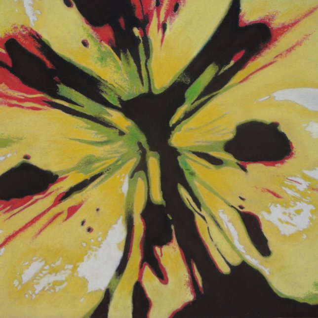 Puzzle bloques abstractos de flores de lirio brillantes y (Subido por el creador)