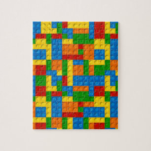 Puzzle bloques de plástico coloridos