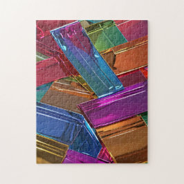 Puzzle Bloques de vidrio coloridos -