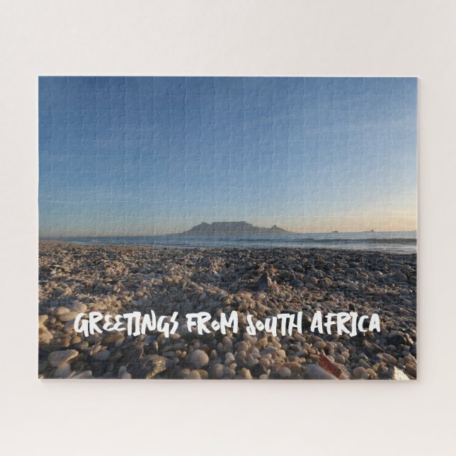 Puzzle Blouberg Beach Table Mountain Ocean View Personali (Horizontal)