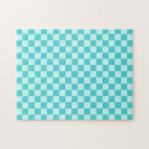 Puzzle Blue Combination Classic Checkerboard de STaylor
