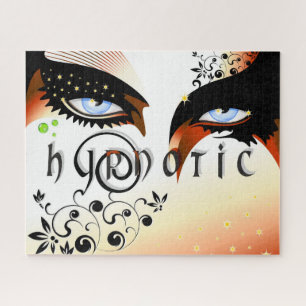 Puzzle Blue Eyes Fashion Make Up