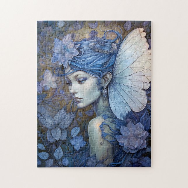Puzzle Blue Fairy Fantasy Art (Vertical)