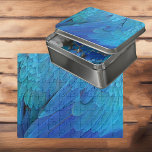 Puzzle Blue feathers<br><div class="desc">Detalle photo from blue era feathers - wonderful color, everyone great for!</div>
