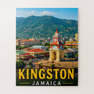 Puzzle Blue Mountains de Kingston y cultura jamaicana