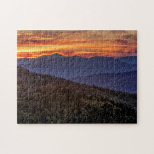 Puzzle Blue Ridge Parkway al atardecer