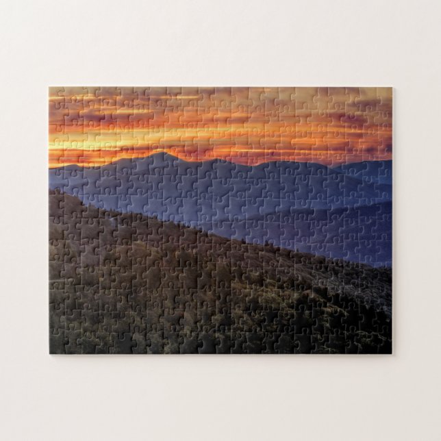 Puzzle Blue Ridge Parkway al atardecer (Horizontal)
