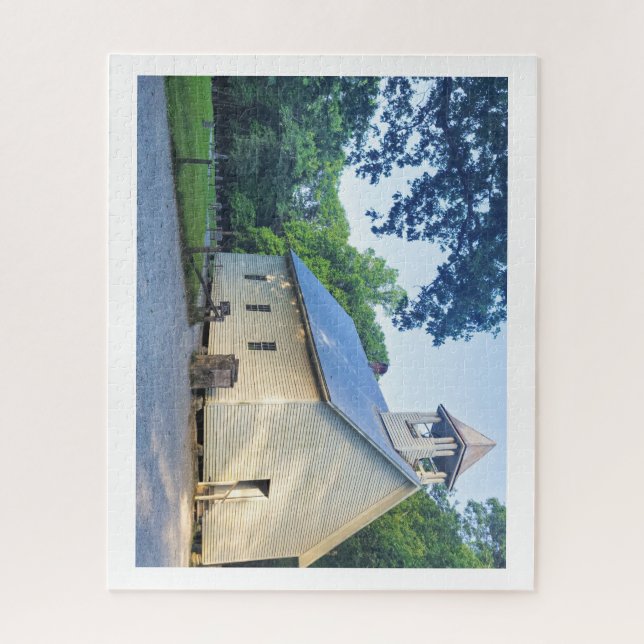 Puzzle Blue Ridge Parkway - Cades Cove Iglesia Bautista (Vertical)