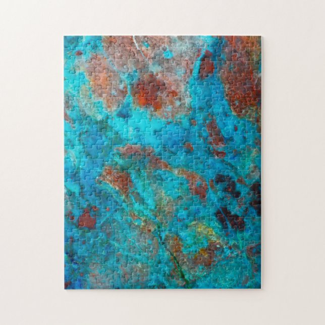 Puzzle Blue Shattuckita (Vertical)