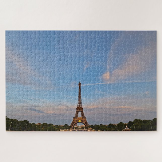 Puzzle Blue Skies y la Torre Eiffel - 20x30 - 1014 pcs (Horizontal)