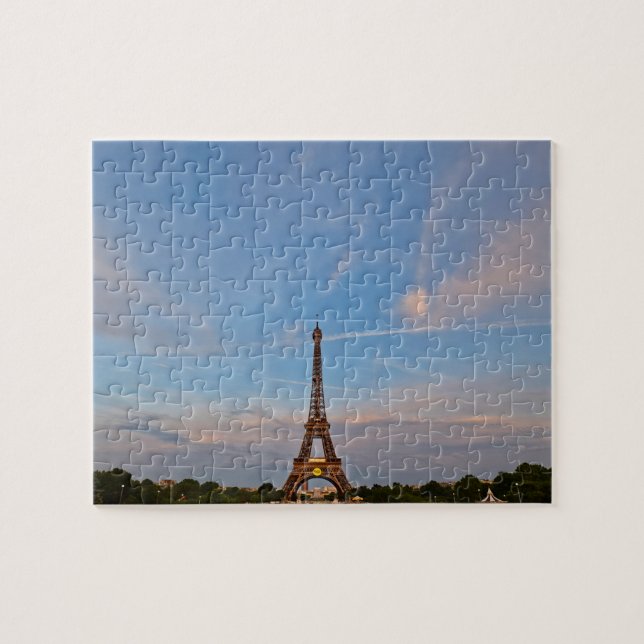 Puzzle Blue Skies y la Torre Eiffel - 8x10 - 110 pcs (Horizontal)