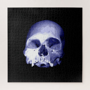 Puzzle Blue Skull