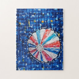 Puzzle Blue Sky Hot Air Balloon