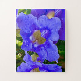 Puzzle Blue Thunbergia Glory