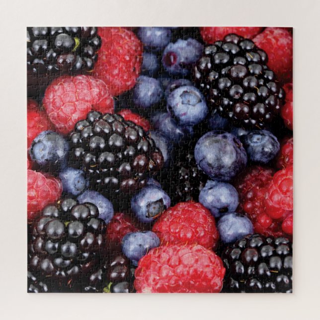 Puzzle Blueberry, Blackberry y Raspberry (Vertical)