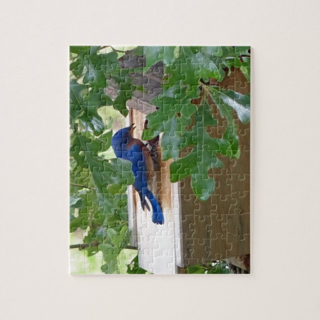 Puzzle Bluebird en casa (Vertical)