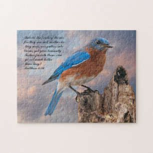 Puzzle BLUEBIRD- Mateo 6:26