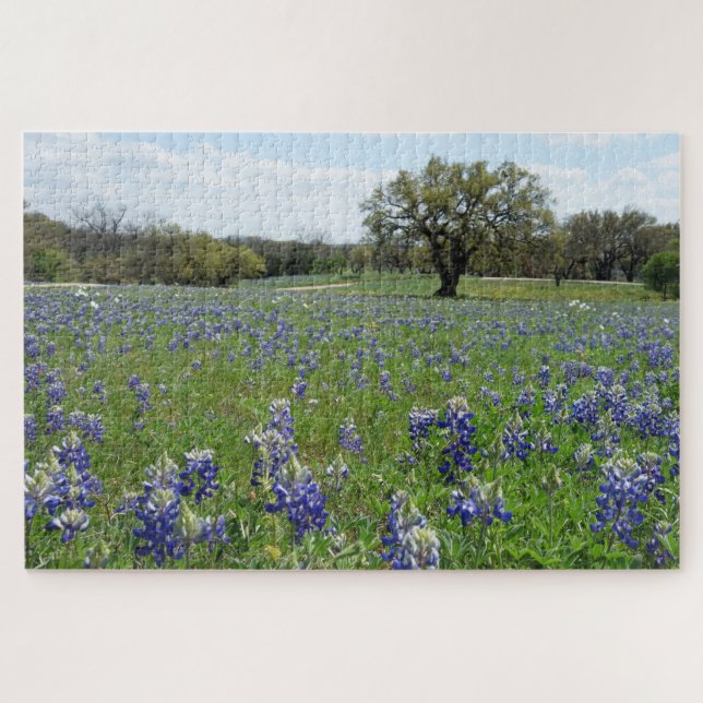 Puzzle Bluebonets de Texas (Horizontal)