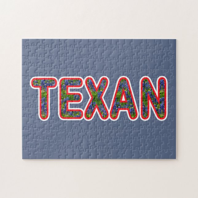 Puzzle Bluebonnet Texan (Horizontal)