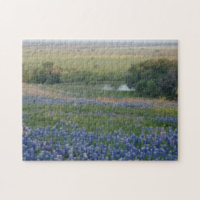 Puzzle Bluebonnets de Tejas (Horizontal)