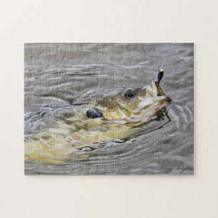 Puzzle Bluegill se lleva el anzuelo