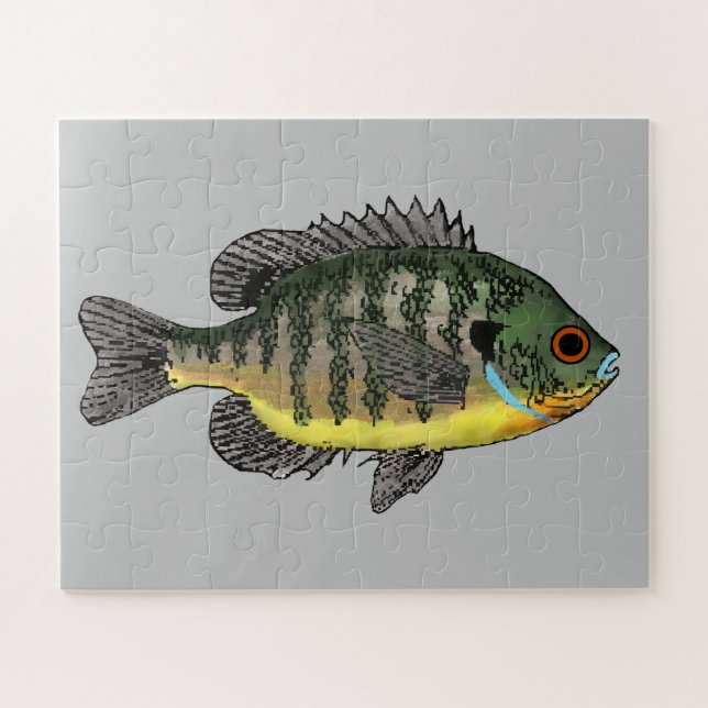 Puzzle Bluegill Sunfish (Horizontal)