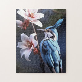 Puzzle Bluejay y Flores
