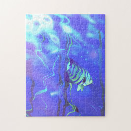 Puzzle Blues angelfish