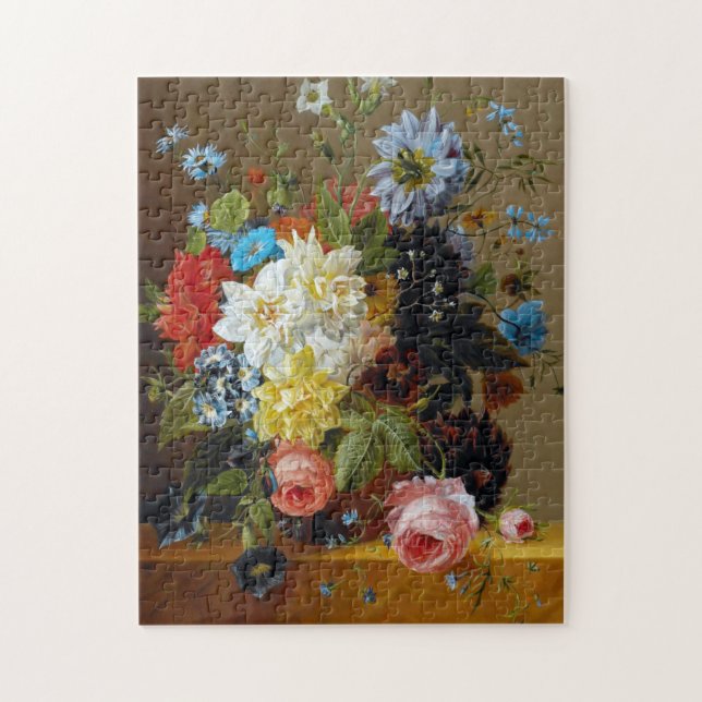 Puzzle Blumenvasc Kunst Vintage (Vertical)