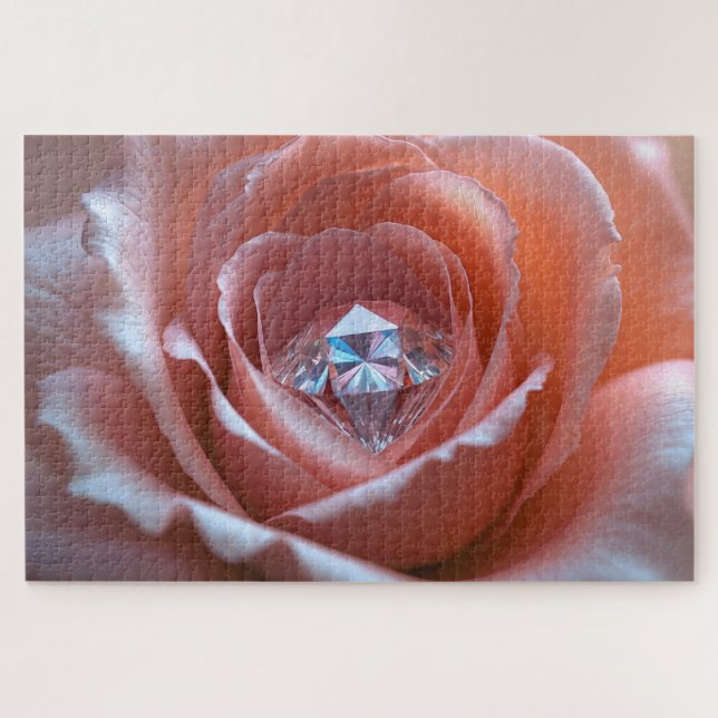 Puzzle Blushfire Crystal Bloom (Horizontal)