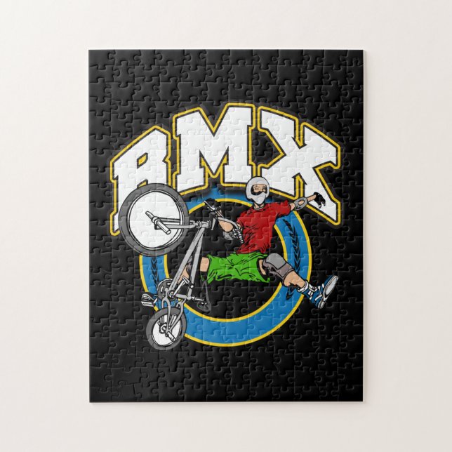 Puzzle BMX uno dado truco (Vertical)