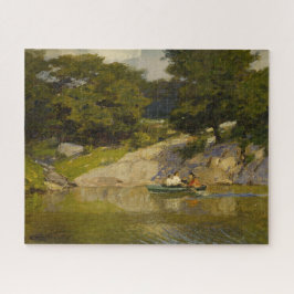 Puzzle Boating on a Lake in Central Park (Nueva York)