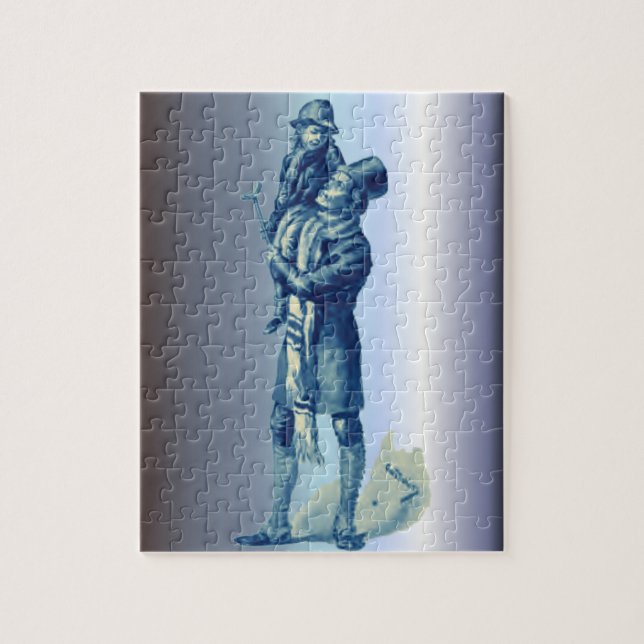 Puzzle Bob Cratchit que lleva a cabo el villancico (Vertical)