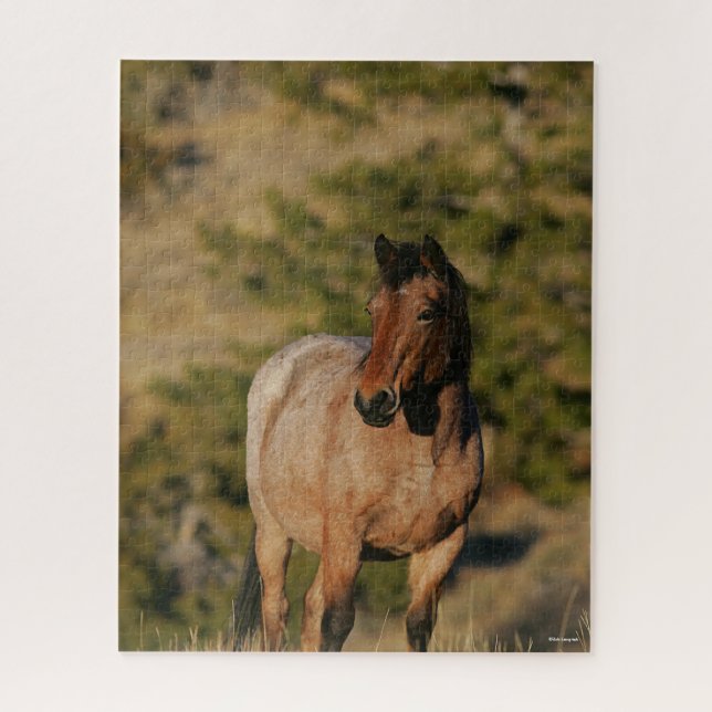 Puzzle Bob Langrish | Caballo de Mustang (Vertical)