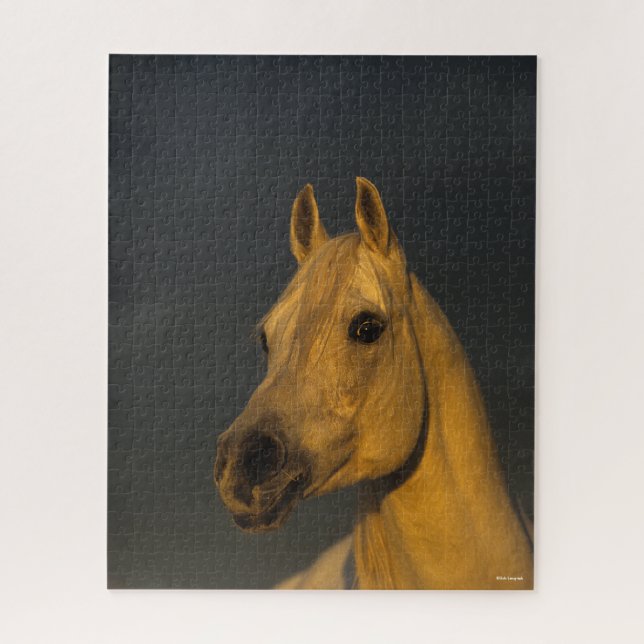 Puzzle Bob Langrish | Captura De Cabeza Árabe Gris Al Ata (Vertical)