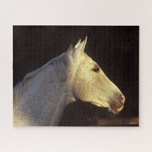 Puzzle Bob Langrish | Captura de cabeza de Stallion cruda (Horizontal)